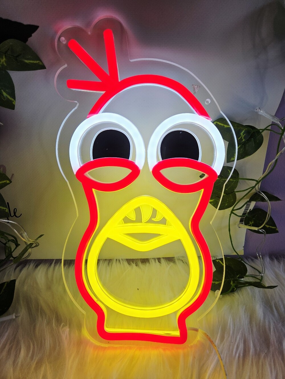 Chicken Face Neon Sign - Picture 3 of 8